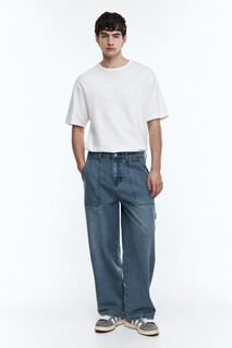 брюки джинсовые мужские Джинсы carpenter fit широкие с карманами Befree