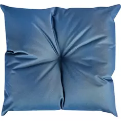 Подушка водоотталкивающая Linen Way 45x45 см цвет серо-синий