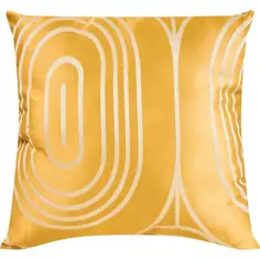 Подушка Glamour 45x45 см цвет золото Без бренда