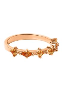 Кружевное кольцо с цитринами Secrets jewelry