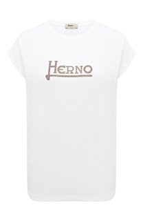 Хлопковая футболка Herno