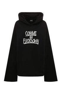 Хлопковое худи Comme des Fuckdown