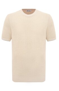 Джемпер изо льна и хлопка Brunello Cucinelli