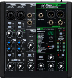 Микшерные пульты аналоговые Mackie ProFX6v3+ (plus)