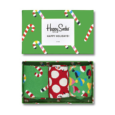 Носки HAPPY SOCKS Набор носков Happy Socks Holiday Tree 7005 3 пары