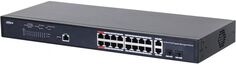Коммутатор PoE Dahua DH-PFS4218-16GT-230 16-портовый гигабитный управляемый