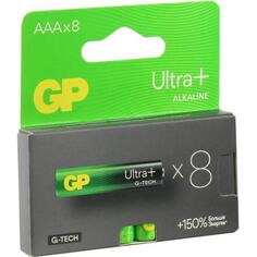 Батарейка GP Ultra Plus Alkaline 24AUPA21-2CRB8 1.5V, 8шт, size АAA