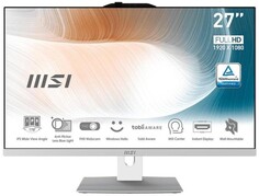 Моноблок 27 MSI Modern AM272P 12M-238XRU 9S6-AF8212-492 i5-1240P/16GB/512GB SSD/Iris Xe graphics/1920x1080/WiFi/BT/cam/kbd/mause/noOS/white