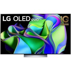 Телевизор LG OLED77C3RLA 77", OLED, Ultra HD, Smart TV, Wi-Fi, DVB-T2/C/S2, BT, MR NFC, 120Гц, 2.2ch 40 Вт, 4*HDMI, 3*USB, Dark Titan Silver