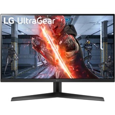 Монитор 27" LG UltraGear 27GN60R-B IPS, 1920x1080, 144Hz, 1ms, 178°/178°, 350 cd/m, 1000:1, HDMI, DP, G-Sync FreeSync Premium, black