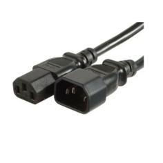 Кабель Aquarius AQ-N-CAB-C13-C14-0.7M электропитания с заземлением C13-C14 10 A 220/240 В 0.7 м