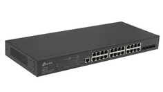 Коммутатор управляемый TP-LINK SG3428 JetStream 24-порта, 2/2+ с 4 SFP-слотами, поддержка контроллера SDN, множество функций L2/L2+, 1U