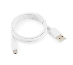 Кабель интерфейсный USB 2.0 Cablexpert CC-mUSB2-AMBM-6W Pro , AM/microBM 5P, 1.8м, белый, пакет