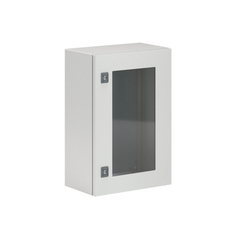 Шкаф навесной DKC R5STX0649 серия ST, с прозрачной дверью, 600 х 400 х 250мм, IP66, с монтажной панелью, "RAM Block"