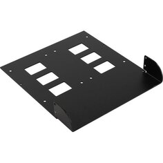 Крепление Procase MU-104-BK для модулей корзин M2 , черный, 1 отсек 5.25, 2 двойных модуля