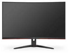 Монитор 34" AOC CU34G2X 3440x1440, VA, изогнутый, 144Hz, 1 ms, 178°/178°, 300 cd/m, 80M:1, +2xHDMI 2.0, +DP, black-red