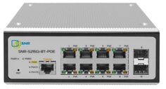 Коммутатор промышленный управляемый SNR SNR-S215Gi-8T-POE Web Smart POE, уровня 2, 8 портов 10/100/1000BaseT, 2 порта 100/1000BaseX (SFP), два входа 4