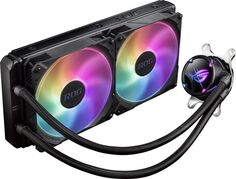 Система охлаждения жидкостная ASUS ROG STRIX LC II 280 ARGB 1200/115x/2011/2011-3/2066/AM4/TR4 (al+cu, 2*140mm fan, 700-2100rpm, 102.3 CFM, 35.7 dBA)