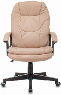 Кресло офисное Бюрократ CH-868N/BEIGE руководителя, цвет бежевый Or-14 эко.кожа крестовина пластик