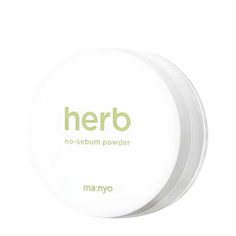 ma:nyo ma:nyo Матирующая рассыпчатая пудра для лица с комплексом трав Herb Green No-Sebum Powder 6,5 гр