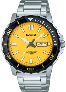 Японские наручные мужские часы Casio MTD-125D-9A. Коллекция Analog