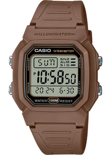 Японские наручные мужские часы Casio W-800H-5A. Коллекция Digital