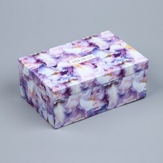 Коробка подарочная прямоугольная, упаковка, present, 26 х 17 х 10 см Дарите Счастье