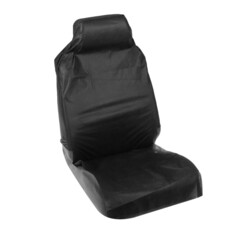 Накидка на переднее сиденье защитная, спанбонд, черная NO Brand