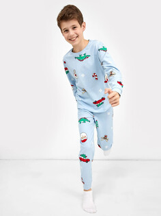 Хлопковый комплект (лонгслив и брюки) Mark Formelle