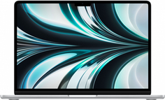 Ноутбук Apple MacBook Air 13" (M2, 8C CPU/8C GPU, 2022), 16 ГБ, 512 ГБ SSD, серебристый