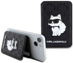 Karl Lagerfeld Чехол-бумажник Lagerfeld Saffiano Choupette Cardslot MagSafe, черный