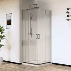 Душевой уголок 80x80 см Vincea City VSS-5CT800CL прозрачное