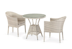 Комплект плетеной мебели T705ANT/Y350-W85 2Pcs Latte Afina