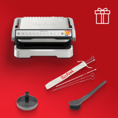 Умный электрогриль Optigrill 4 in 1 GC774D30 + аксессуары в подарок Tefal