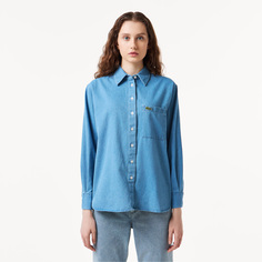 Женская джинсовая рубашка Lacoste Oversized