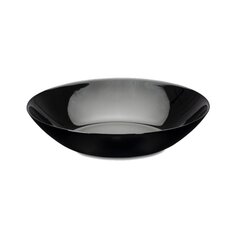 Тарелка суповая, стекло, 20 см, круглая, Lillie, Luminarc, V0462, черная