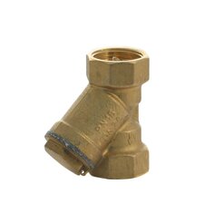 Фильтр косой для воды, 1", г-г, латунь, БАЗ