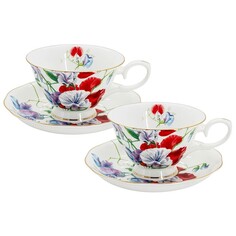 Набор чайный Anna Lafarg Stechcol душистый горошек 4 предмета 2 персоны