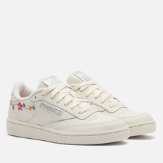 Женские кроссовки Reebok Club C 85, цвет бежевый, размер 40 EU