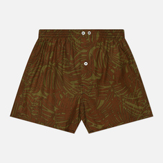 Мужские трусы Anonymous Ism Rayon Cotton Plamtree Pattern, цвет коричневый