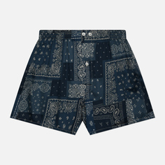 Мужские трусы Anonymous Ism Fine Satin Paisley, цвет синий