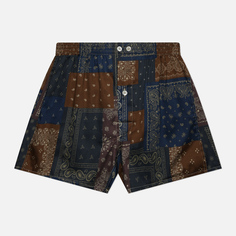 Мужские трусы Anonymous Ism Fine Satin Paisley, цвет коричневый