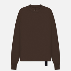 Мужская толстовка Rick Owens DRKSHDW Lido Crew Neck Medium Weight, цвет коричневый, размер L