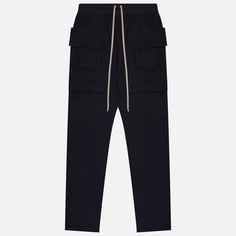 Мужские брюки Rick Owens DRKSHDW Lido Creatch Cargo Drawstring, цвет чёрный, размер XXL