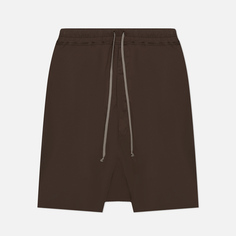Мужские шорты Rick Owens DRKSHDW Lido Drawstring Pods Medium Weight, цвет коричневый, размер S