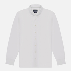 Мужская рубашка Hackett Melange Texture, цвет белый, размер XXL