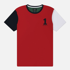 Мужская футболка Hackett Heritage Multi Number, цвет красный, размер L