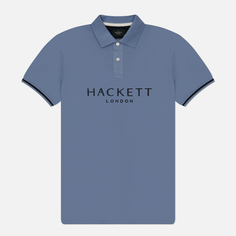 Мужское поло Hackett Heritage Classic, цвет голубой, размер M