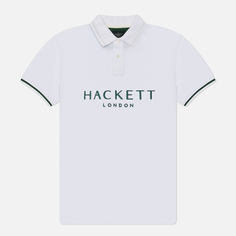 Мужское поло Hackett Heritage Classic, цвет белый, размер XXL
