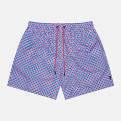 Мужские шорты Hackett Floral Geo Swim, цвет голубой